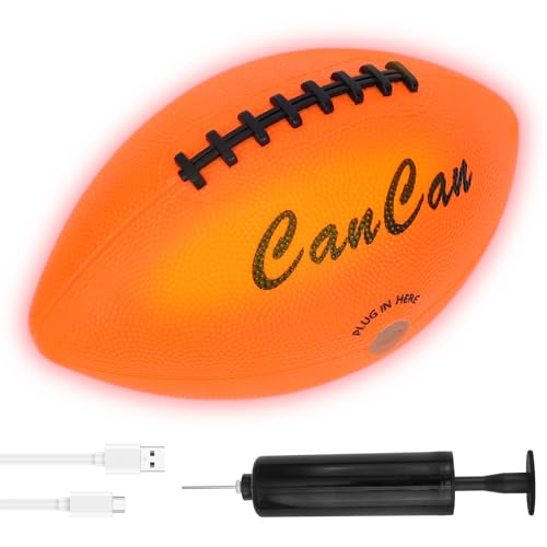 Gatphy Licht im Outdoor im Freien im dunklen Fußballgummi-Gummi-LED-Leuchten von Fußball USB wiederaufladbares Glow-Fußballspielzeug mit Pumpen Fußballspiel für Teenager Jungen im Alter von 5 bis 14 J Gatphy Licht im Outdoor im Freien im dunklen Fußballgummi-Gummi-LED-Leuchten von Fußball USB wiederaufladbares Glow-Fußballspielzeug mit Pumpen Fußballspiel für Teenager Jungen im Alter von 5 bis 14 J von Gatphy