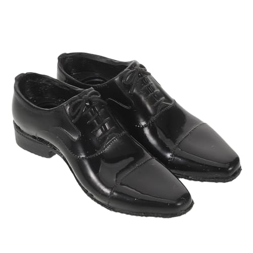 Gatuida 1 Paar Herrenschuhe im Maßstab 1:6 – Schwarze Kunststoffschuhe für 12-Zoll-Actionfigurenpuppen – Miniaturschuhe im Maßstab 1:6 – DIY-Zubehör zum Anpassen des Outfits Gatuida 1 Paar Herrenschuhe im Maßstab 1:6 – Schwarze Kunststoffschuhe für 12-Zoll-Actionfigurenpuppen – Miniaturschuhe im Maßstab 1:6 – DIY-Zubehör zum Anpassen des Outfits von Gatuida
