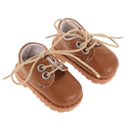 Gatuida 1 Paar Mini Doll Lederschuhe Puppenspielzeug Miniaturschuh Puppenschuhe Babypuppe klein mini Schuhe Simulation Schuhdekore Mini-Schuh- Kunstleder Light Brown Gatuida 1 Paar Mini Doll Lederschuhe Puppenspielzeug Miniaturschuh Puppenschuhe Babypuppe klein mini Schuhe Simulation Schuhdekore Mini-Schuh- Kunstleder Light Brown von Gatuida