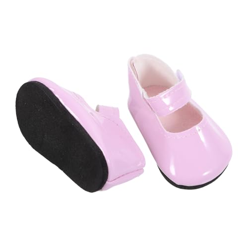 Gatuida 1 Paar Mini-Schuhverzierung Prinzessin Figur Babypuppe puppenkleidung Puppen Kleidung inleinerschuhe Schuhe für Puppen Miniatur-Schuhmodelle Exquisite Minischuhe Rosa von Gatuida