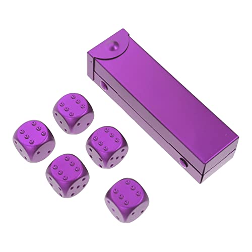 Gatuida 1 Satz Aluminiumlegierung Würfelset Ktv Trinkspiele Würfel für Partys Kleine Tragbare Spielwürfel für Zuhause und Unterwegs Hochwertige Langlebige Dice Requisiten Gatuida 1 Satz Aluminiumlegierung Würfelset Ktv Trinkspiele Würfel für Partys Kleine Tragbare Spielwürfel für Zuhause und Unterwegs Hochwertige Langlebige Dice Requisiten von Gatuida