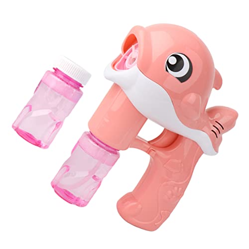 Gatuida 1 Satz Automatische Seifenblasenmaschine für Dolphin Bubble Maker mit Licht und Musik mit Flaschen Seifenblasenlösung für Sommerpartys und Geburtstagsgeschenke von Gatuida