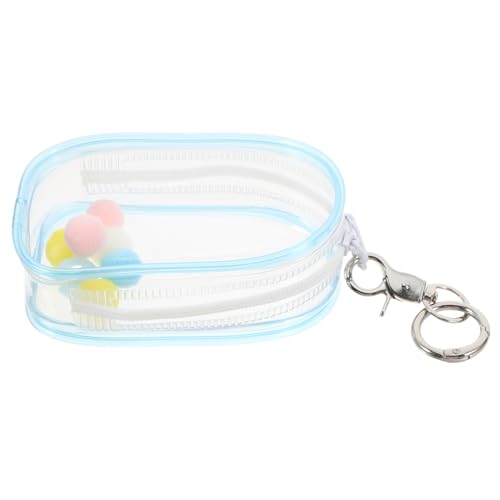 Gatuida 1 Satz Babytasche Handliche Vitrine Kapselanzeige Tragbarer Organizer Miniaturen Organizer Organizer klarer Taschenanhänger kleine Puppenaufbewahrungstasche Eisen von Gatuida