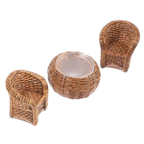 Gatuida 1 Satz Bambusmöbel Ornamente Rattan Winzig Puppenhaus Miniaturmöbel Für Dollhouse Puppenstubenmöbel Und Zubehör Stuhl Für Spielzeughaus Puppenstubenstühle Mini Möbel Harz Hellbraun Gatuida 1 Satz Bambusmöbel Ornamente Rattan Winzig Puppenhaus Miniaturmöbel Für Dollhouse Puppenstubenmöbel Und Zubehör Stuhl Für Spielzeughaus Puppenstubenstühle Mini Möbel Harz Hellbraun von Gatuida