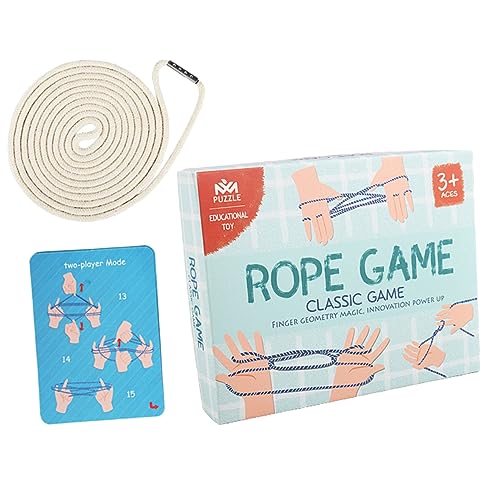 Gatuida 1 Satz Blumenseilspielzeug Fingerseilspiel Wiegenseil für Katzen Seil Fingerspielzeug Party Pull Seil Kreatives Springendes Gummiband chinesisches Webseil Hanfseil Beige Gatuida 1 Satz Blumenseilspielzeug Fingerseilspiel Wiegenseil für Katzen Seil Fingerspielzeug Party Pull Seil Kreatives Springendes Gummiband chinesisches Webseil Hanfseil Beige von Gatuida