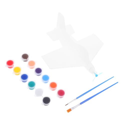 Gatuida 1 Satz DIY Flugzeugmodell Bastelset Unbemalt Malbares Schaumflugzeug Weißes Blanko Gleiterflugzeug für Stem Fähigkeiten Gatuida 1 Satz DIY Flugzeugmodell Bastelset Unbemalt Malbares Schaumflugzeug Weißes Blanko Gleiterflugzeug für Stem Fähigkeiten von Gatuida