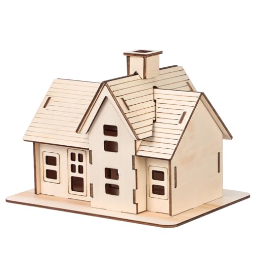 Gatuida 1 Satz DIY Holzpuzzle Modellhaus Bausatz für Kreatives Geduldsspiel für Wohnzimmer Deko für Geburtstage Feste Einfach Zusammenzubauen Dekorativ Sicher Gatuida 1 Satz DIY Holzpuzzle Modellhaus Bausatz für Kreatives Geduldsspiel für Wohnzimmer Deko für Geburtstage Feste Einfach Zusammenzubauen Dekorativ Sicher von Gatuida