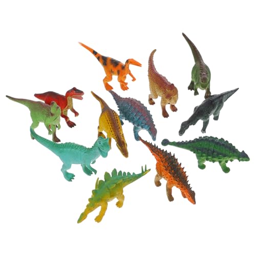 Gatuida Dinosaurier Modellspielzeug Satz für Kinder Simulationstierdekor Kognitionsspielzeug Tierhandwerk Pädagogisches Spielzeug für Geburtstagsfeiern und Partys von Gatuida