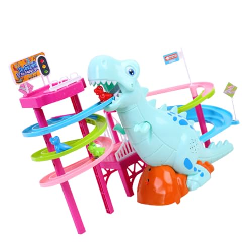 Gatuida 1 Satz Dinosaurier Musikspielzeug Set für Kleinkinder Elektronisches mit Kletterbahn Fördert Motorik und Kreativität Sicher und Ansprechend für Eltern Junge Mädchen Spiele von Gatuida