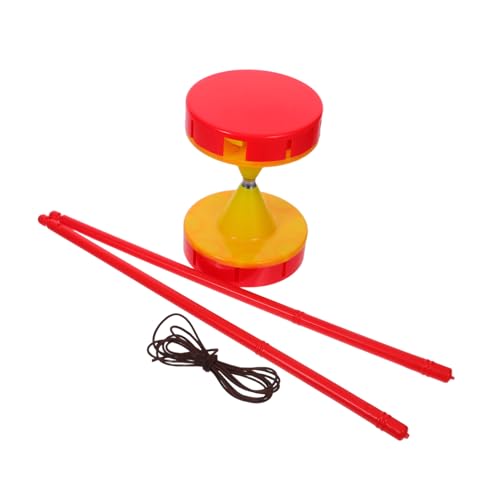 Gatuida 1 Satz Doppelachse Diabolo mit Sticks und Schnur für Fitness Jonglieren und Koordinationstraining für Erwachsene Leicht und Tragbar von Gatuida