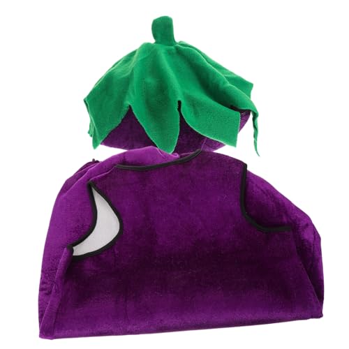 Gatuida 1 Satz Eierpflanzen Cosplay Kostüm für Gemüse Kostüm für Party Halloween Rollenspiele Kreative Verkleidung für Fördert Soziale Interaktion Fantasie Gatuida 1 Satz Eierpflanzen Cosplay Kostüm für Gemüse Kostüm für Party Halloween Rollenspiele Kreative Verkleidung für Fördert Soziale Interaktion Fantasie von Gatuida
