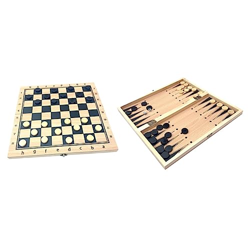 Gatuida 1 Satz Faltbares Schachspiel für Spielbrett für Unterwegs mit Feiner Verarbeitung und Schachmuster Praktisch und Sicher Gatuida 1 Satz Faltbares Schachspiel für Spielbrett für Unterwegs mit Feiner Verarbeitung und Schachmuster Praktisch und Sicher von Gatuida
