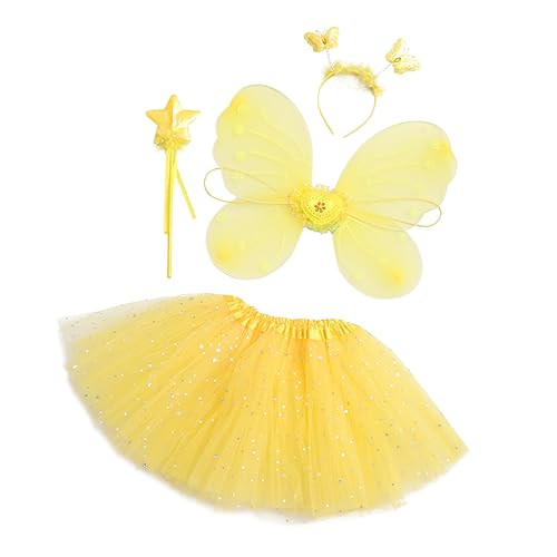 Gatuida 1 Satz Feenkostüm Set für Mädchen mit Tüllrock Schmetterlingsflügel und Zauberstab für Partys Geburtstagsfeiern und Bühnenaufführungen und für Verschiedene Anlässe Geeignet Gatuida 1 Satz Feenkostüm Set für Mädchen mit Tüllrock Schmetterlingsflügel und Zauberstab für Partys Geburtstagsfeiern und Bühnenaufführungen und für Verschiedene Anlässe Geeignet von Gatuida