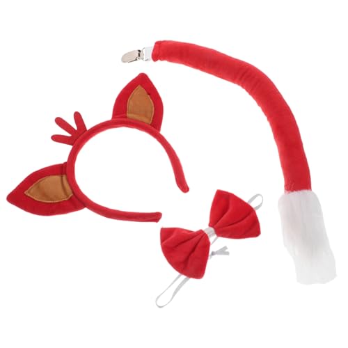 Gatuida 1 Satz Fuchs Ohr Set mit Fliege Tierisch Süßes Kostüm Zubehör für Cosplay Halloween Bühnenaufführungen Weichem Gefertigt für Junge Erwachsene Gatuida 1 Satz Fuchs Ohr Set mit Fliege Tierisch Süßes Kostüm Zubehör für Cosplay Halloween Bühnenaufführungen Weichem Gefertigt für Junge Erwachsene von Gatuida
