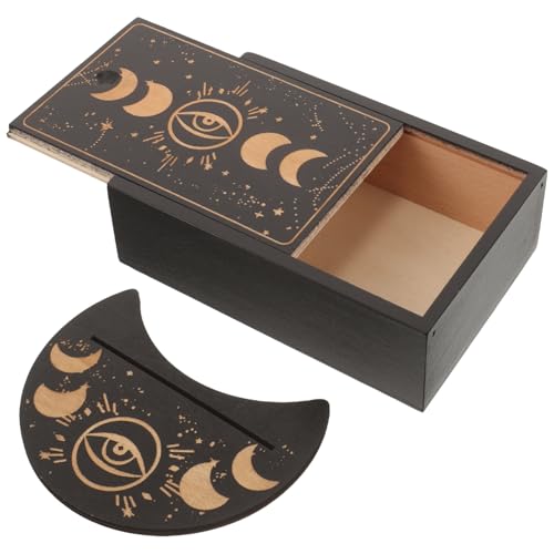 Gatuida 1 Satz Holz Tarotkarten Aufbewahrungsbox mit Halter Praktische Kartenbox für Tarot Spielkarten und Brettspiele Robuste und Leichte Holzstruktur als für Tarotliebhaber Großzügiger Gatuida 1 Satz Holz Tarotkarten Aufbewahrungsbox mit Halter Praktische Kartenbox für Tarot Spielkarten und Brettspiele Robuste und Leichte Holzstruktur als für Tarotliebhaber Großzügiger von Gatuida