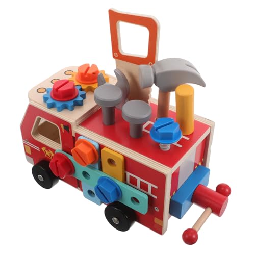 Gatuida 1 Satz Holz Werkzeugfahrzeug Set Montessori Stem Lernspielzeug für Kleinkinder Werkzeugbank für Kreatives zur Motorischer Fähigkeiten Gatuida 1 Satz Holz Werkzeugfahrzeug Set Montessori Stem Lernspielzeug für Kleinkinder Werkzeugbank für Kreatives zur Motorischer Fähigkeiten von Gatuida