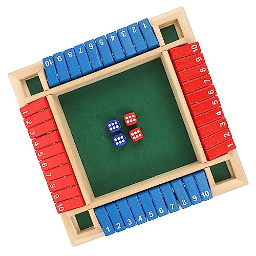Gatuida 1 Satz Holz Würfelspiel Lustiges Brettspiel mit Zahlen für Partys Interaktives für Erwachsene Sicheres Holzmaterial mit Rutsch Design für Gesellige Abende und Spieleabende Gatuida 1 Satz Holz Würfelspiel Lustiges Brettspiel mit Zahlen für Partys Interaktives für Erwachsene Sicheres Holzmaterial mit Rutsch Design für Gesellige Abende und Spieleabende von Gatuida