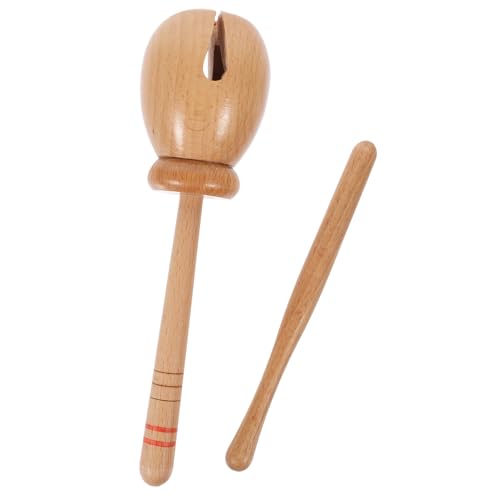 Gatuida 1 Satz Holzblock Schlaginstrument für Musikalisches Lernspielzeug mit Schlägel für Frühkindliche Bildung und Kreative Musikstunden Gatuida 1 Satz Holzblock Schlaginstrument für Musikalisches Lernspielzeug mit Schlägel für Frühkindliche Bildung und Kreative Musikstunden von Gatuida