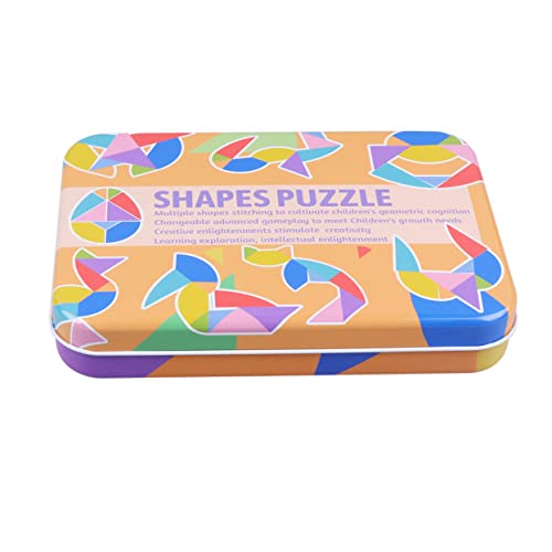 Gatuida 1 Satz Holzpuzzle Kreatives Tangram für Pädagogisches Holzspielzeug zur Frühen der Kognitiven Fähigkeiten Eiform Gatuida 1 Satz Holzpuzzle Kreatives Tangram für Pädagogisches Holzspielzeug zur Frühen der Kognitiven Fähigkeiten Eiform von Gatuida