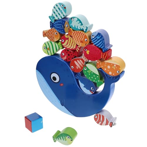 Gatuida 1 Satz Holzspielzeug mit Tierformen Interaktives Stapelspiel für Fördert Kreativität und Motorik Lernspielzeug für Kleinkinder für Gemeinsamen Spielspaß von Gatuida