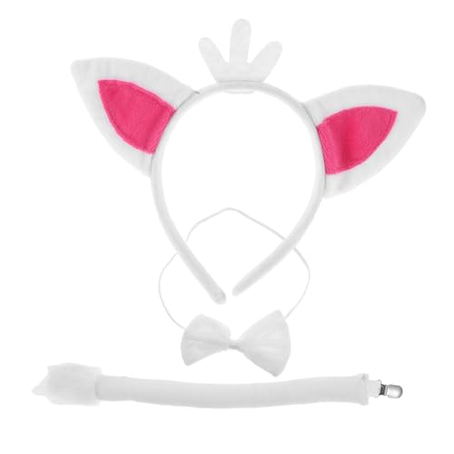 Gatuida 1 Satz Kawaii Fuchs Haarreif Set mit Fliege Tierkostüm Zubehör für Halloween Party Cosplay für Erwachsene Bühnenaufführungen Gatuida 1 Satz Kawaii Fuchs Haarreif Set mit Fliege Tierkostüm Zubehör für Halloween Party Cosplay für Erwachsene Bühnenaufführungen von Gatuida