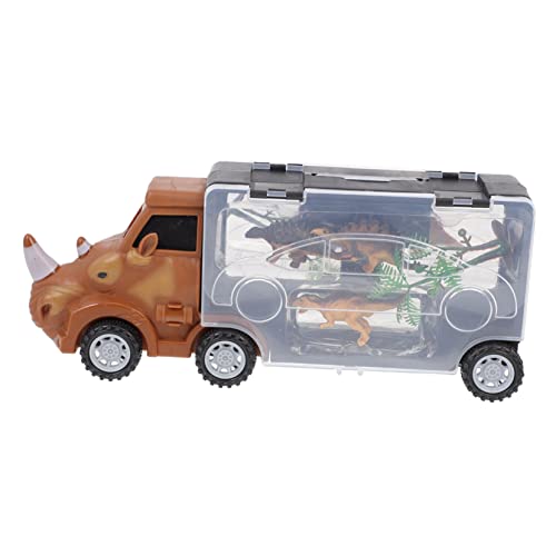 Gatuida 1 Satz Kinderspielzeug LKW mit Tiermodellen Rhino Förmiger Transporter für Jungen Faltbarer Tragegriff für Tieraufbewahrung und Spielzeugdisplay Gatuida 1 Satz Kinderspielzeug LKW mit Tiermodellen Rhino Förmiger Transporter für Jungen Faltbarer Tragegriff für Tieraufbewahrung und Spielzeugdisplay von Gatuida