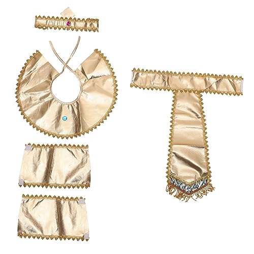 Gatuida 1 Satz -Kleidungsset Mädchen machen Halloween -Kostüm Bausatz gürtel Halloween Kostümzubehör Halloween-Cosplay-Zubehör Ägypten-Kostüm Kostüm für Cosplay Stoff Golden Gatuida 1 Satz -Kleidungsset Mädchen machen Halloween -Kostüm Bausatz gürtel Halloween Kostümzubehör Halloween-Cosplay-Zubehör Ägypten-Kostüm Kostüm für Cosplay Stoff Golden von Gatuida