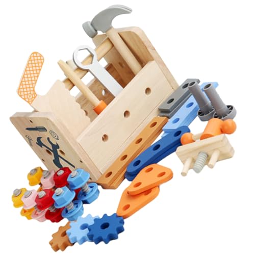 Gatuida 1 Satz Kreatives Werkzeugset für Multifunktionales Holzspielzeug für Kleinkinder Teiliges Set Feinmotorik und Kreativität für Fantasievolles und Lernen Gatuida 1 Satz Kreatives Werkzeugset für Multifunktionales Holzspielzeug für Kleinkinder Teiliges Set Feinmotorik und Kreativität für Fantasievolles und Lernen von Gatuida