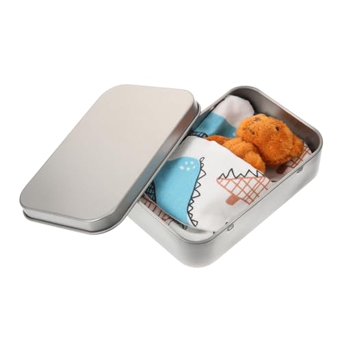 Gatuida 1 Satz Mini Bär in Blechdose Plüsch Ornament für Mädchen Süßes Dekorativ für Zuhause und Auto für DIY Projekte Kawaii Stofftier für Freunde und Familie von Gatuida