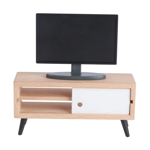 Gatuida 1 Satz Mini-TV Miniaturmöbel und Accessoires Dekoration Miniaturen klein Fernsehen TV-Modell- Mini-Möbelverzierung Mini-Layout-Requisite vortäuschen Spielmöbel Holz Gatuida 1 Satz Mini-TV Miniaturmöbel und Accessoires Dekoration Miniaturen klein Fernsehen TV-Modell- Mini-Möbelverzierung Mini-Layout-Requisite vortäuschen Spielmöbel Holz von Gatuida