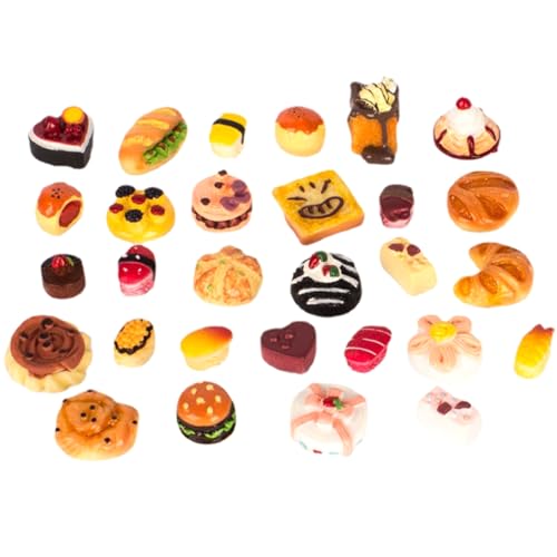 Gatuida 1 Satz Miniatur Food Accessoires Realistische Nachbildung von Desserts und Snacks für Puppenhäuser und Kreative Dekoration für Miniaturlandschaften und Sammler Gatuida 1 Satz Miniatur Food Accessoires Realistische Nachbildung von Desserts und Snacks für Puppenhäuser und Kreative Dekoration für Miniaturlandschaften und Sammler von Gatuida