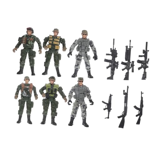 Gatuida 1 Satz Miniatur Soldatenfiguren Modellfiguren für Sandtisch Miniatur Szenen und DIY Projekte Realistische Figuren für Sammler Gatuida 1 Satz Miniatur Soldatenfiguren Modellfiguren für Sandtisch Miniatur Szenen und DIY Projekte Realistische Figuren für Sammler von Gatuida