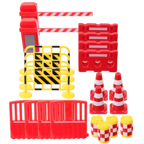 Gatuida 1 Satz Miniatur Verkehrszeichen Spielset Teiliges Lernspielzeug für Realistische Verkehrsschilder Kreativität und Verkehrssicherheit Pädagogisches für Freizeit und Bildung von Gatuida