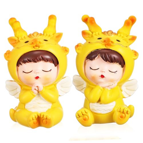 Gatuida 1 Satz Neujahrs-sternzeichen-drachenbaby-desktop-dekoration Reiz Sternzeichenfiguren Kuchenstand Drehscheibe Sternzeichen Drache Figur Drachenschmuck Ornamente Topper Harz 2 Stück Gatuida 1 Satz Neujahrs-sternzeichen-drachenbaby-desktop-dekoration Reiz Sternzeichenfiguren Kuchenstand Drehscheibe Sternzeichen Drache Figur Drachenschmuck Ornamente Topper Harz 2 Stück von Gatuida