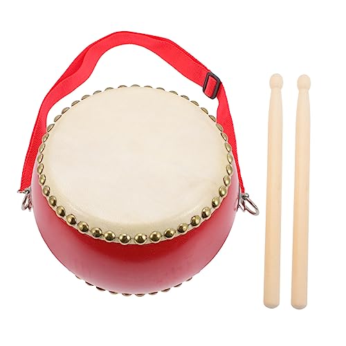 Gatuida 1 Satz Percussion Cowhide Drum für Musikspielzeug zur Frühen Bildung Handgemachte Trommel mit Verschiedenen Klängen für Spielerisches Lernen und Rhythmusentwicklung Gatuida 1 Satz Percussion Cowhide Drum für Musikspielzeug zur Frühen Bildung Handgemachte Trommel mit Verschiedenen Klängen für Spielerisches Lernen und Rhythmusentwicklung von Gatuida