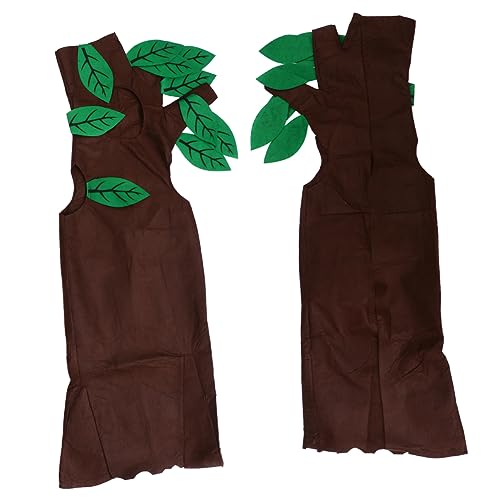 Gatuida 1 Satz Performance Kostüme Kostüme Mädchen Maskerade Show Kostüm Party Supplies Rollenspiel Kleid Halloween Kostüm Charakter Spielkostüm Chemical Brown von Gatuida