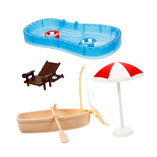 Gatuida 1 Satz Pool -spielzeugset Mini-strandkorb Miniaturschwimmbad Mini-schwimmbadmöbel Miniaturmöbel Stuhl Miniaturmodell Mini-Modell Mini-sommerszenen-Requisite Mini Möbel Plastik Gatuida 1 Satz Pool -spielzeugset Mini-strandkorb Miniaturschwimmbad Mini-schwimmbadmöbel Miniaturmöbel Stuhl Miniaturmodell Mini-Modell Mini-sommerszenen-Requisite Mini Möbel Plastik von Gatuida