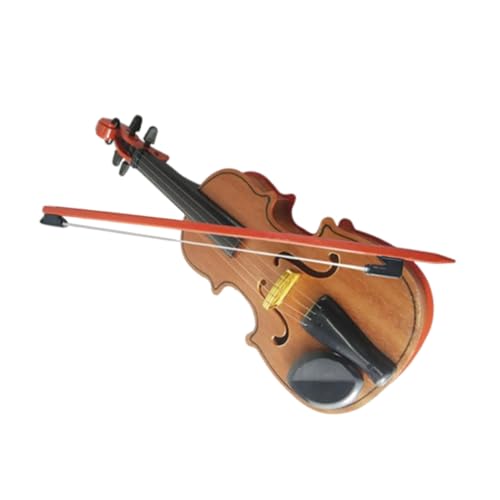 Gatuida 1 Satz Realistisches Kindergeigen aus Holz mit Spielbarem Violinen Modell für Interaktives Musizieren Pädagogisches Instrument für Frühkindliche Musikförderung Geeignet für von Gatuida