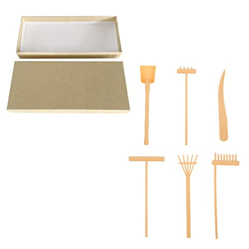 Gatuida 1 Satz Sandrechen-Set Zen Garten Für Einheit Mini-rechen Für Zen-Garten Meditationsfelsen-Sand-gartengeräte Zen-Garten-Set Zen Rechen Zen-gartenrechen Plastik Yellow Gatuida 1 Satz Sandrechen-Set Zen Garten Für Einheit Mini-rechen Für Zen-Garten Meditationsfelsen-Sand-gartengeräte Zen-Garten-Set Zen Rechen Zen-gartenrechen Plastik Yellow von Gatuida