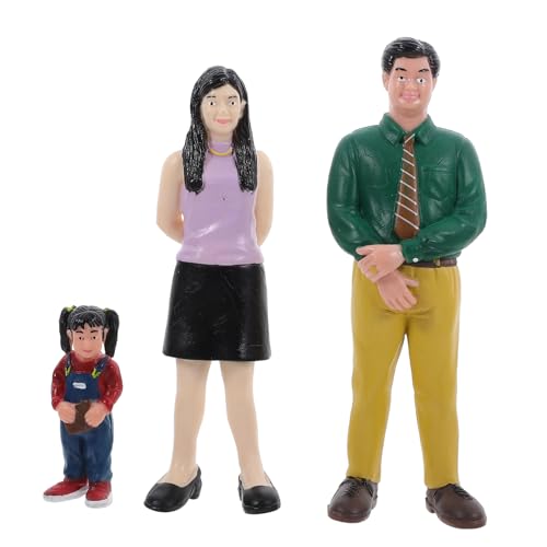 Gatuida 1 Satz Simulationscharaktermodell Attrappe Puppe Zahlen Mädchen Miniatur Menschenfiguren für Menschen Figuren Familienfiguren PVC von Gatuida