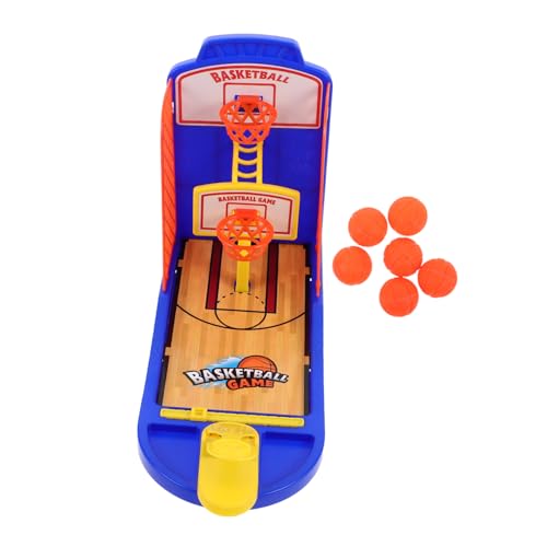 Gatuida 1 Satz Spieler Basketball Set Interaktives Tischspiel mit Fingerwurfmechanismus Anpassbaren Schwierigkeitsgraden für Familien Fördert Hand Augen Koordination und Motorische von Gatuida