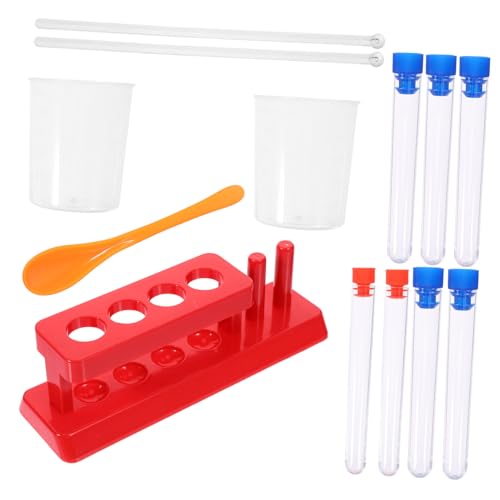 Gatuida 1 Satz Stem Experimentier für Reagenzgläsern Testrohrständer Messbechern Rührstäben und Probierlöffel für Wissenschaftliche Experimente und Kreative Lernaktivitäten Gatuida 1 Satz Stem Experimentier für Reagenzgläsern Testrohrständer Messbechern Rührstäben und Probierlöffel für Wissenschaftliche Experimente und Kreative Lernaktivitäten von Gatuida