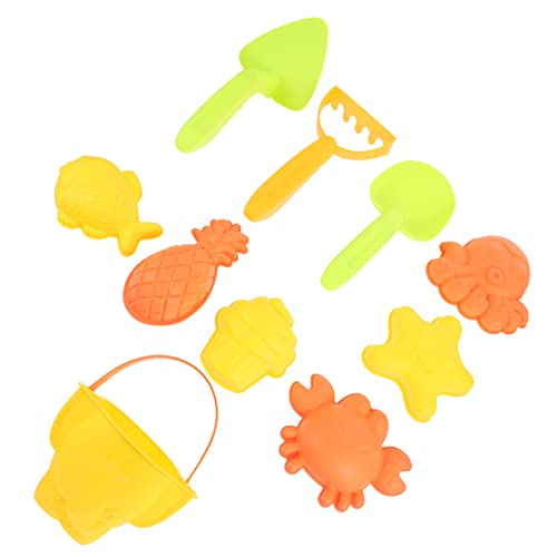 Gatuida 1 Satz Teiliges Strandspielzeug Set Bunte Sandspielzeuge für Mädchen und Jungen für Strand und Sandkasten Sicher und Leicht mit Glatten Kanten Zufällige Farbe Zufällige Farbe von Gatuida
