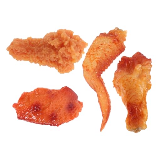 Gatuida 1 Satz Teiliges aus PVC Simulationsmodellen von Hühnerbeinen und Hühnerflügeln Lebensechte Deko für Restaurant Küche und Fotografie Langlebig und Farbecht Gatuida 1 Satz Teiliges aus PVC Simulationsmodellen von Hühnerbeinen und Hühnerflügeln Lebensechte Deko für Restaurant Küche und Fotografie Langlebig und Farbecht von Gatuida
