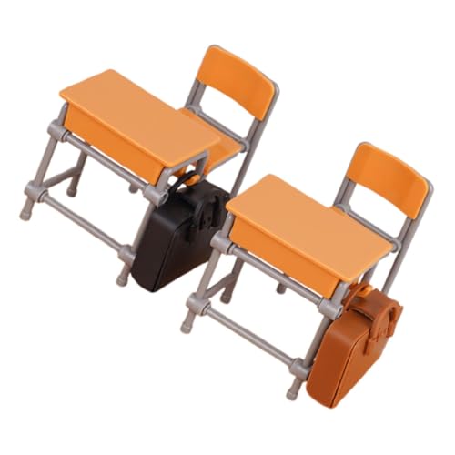 Gatuida 1 Satz Tische Stühle und Schulranzen Realistisches Klassenzimmer Zubehör für Dekoration und Sammler Accessoire für Puppenhaus Gatuida 1 Satz Tische Stühle und Schulranzen Realistisches Klassenzimmer Zubehör für Dekoration und Sammler Accessoire für Puppenhaus von Gatuida