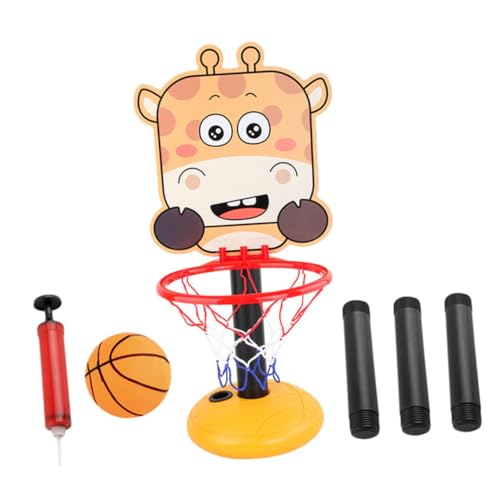 Gatuida 1 Satz Verstellbares Basketballspielzeug für Lustiger Basketballständer für Drinnen und Draußen Leicht und Tragbar für Jungen und Mädchen Fördert Basketballfähigkeiten und von Gatuida