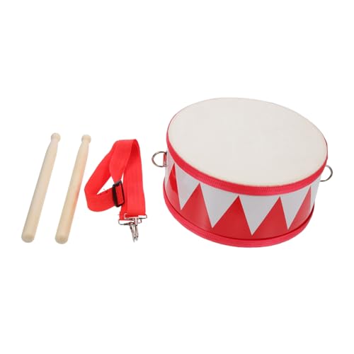 Gatuida 1 Satz kleine Trommel für winzig Instrument sensorisches früh kinderschlagzeug kindertrommel trommeln für Trommelschlinge Musikspielzeug hölzern rot von Gatuida