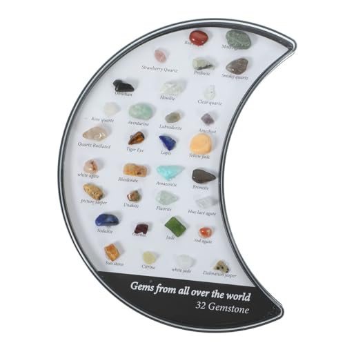 Gatuida 1 Satz natürliches Erz Steinbecher Geode Kristalle und Edelsteine Mondstein Amethyst für den einzug rohsteine unregelmäßiges Steinornament Mineralsteinprobe Naturstein Gatuida 1 Satz natürliches Erz Steinbecher Geode Kristalle und Edelsteine Mondstein Amethyst für den einzug rohsteine unregelmäßiges Steinornament Mineralsteinprobe Naturstein von Gatuida