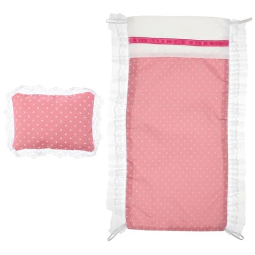 Gatuida 1 Set Mini Bettlaken Set Kissen Für Kinderpuppenhäuser Mini Bettzubehör Mini Decken Für Miniatur Puppenhäuser Mini Bettdekorationen Miniatur Bettwäsche Dekore Mini von Gatuida