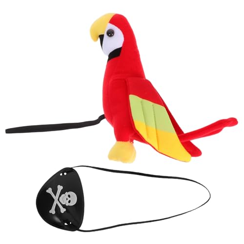 Gatuida 1 Set Piratenpapagei Requisiten Ausgestopfter Papagei Für Die Schulter Piratenmädchen Piratenzubehör Piraten Mottoparty Zubehör Piratenparty Zubehör Piratenzubehör von Gatuida